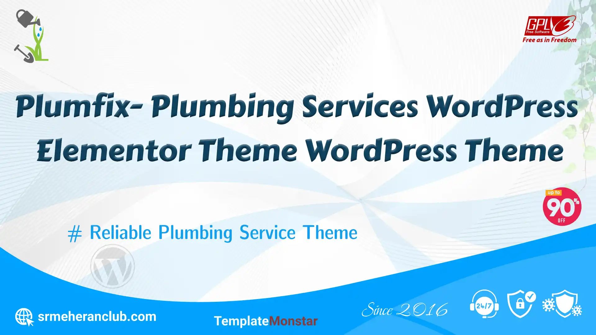 Plumfix- Plumbing Services WordPress Elementor Theme WordPress Theme