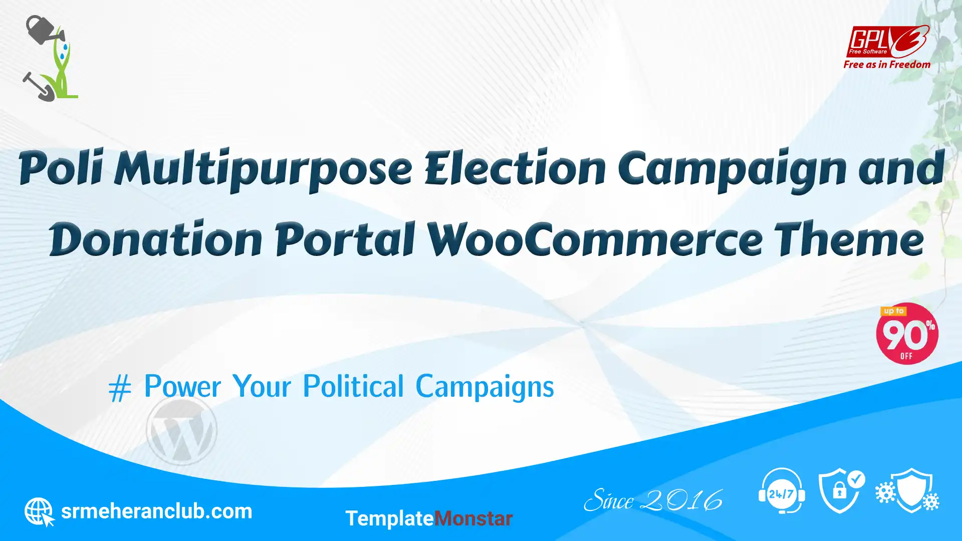 Poli Multipurpose Election Campaign and Donation Portal WooCommerce Theme — Theme by Templatemonster