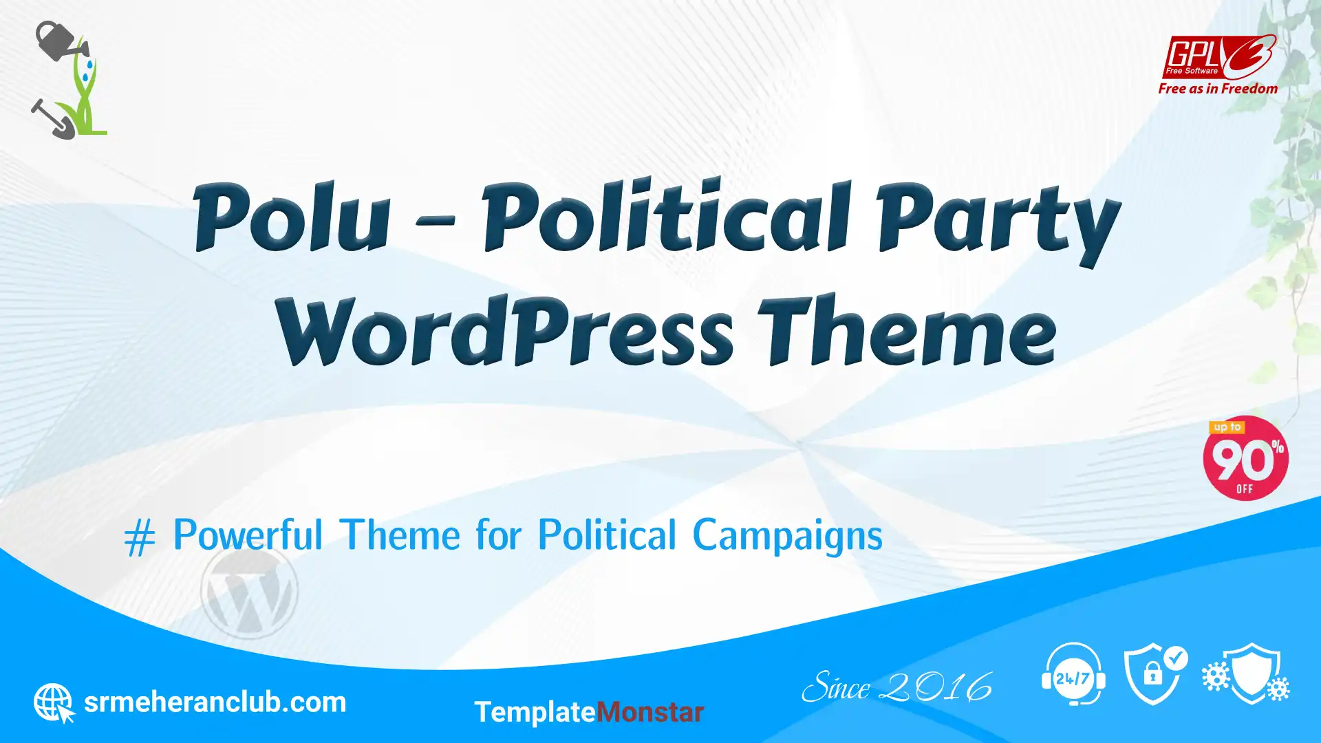 Polu – Political Party WordPress Theme — Theme by Templatemonster