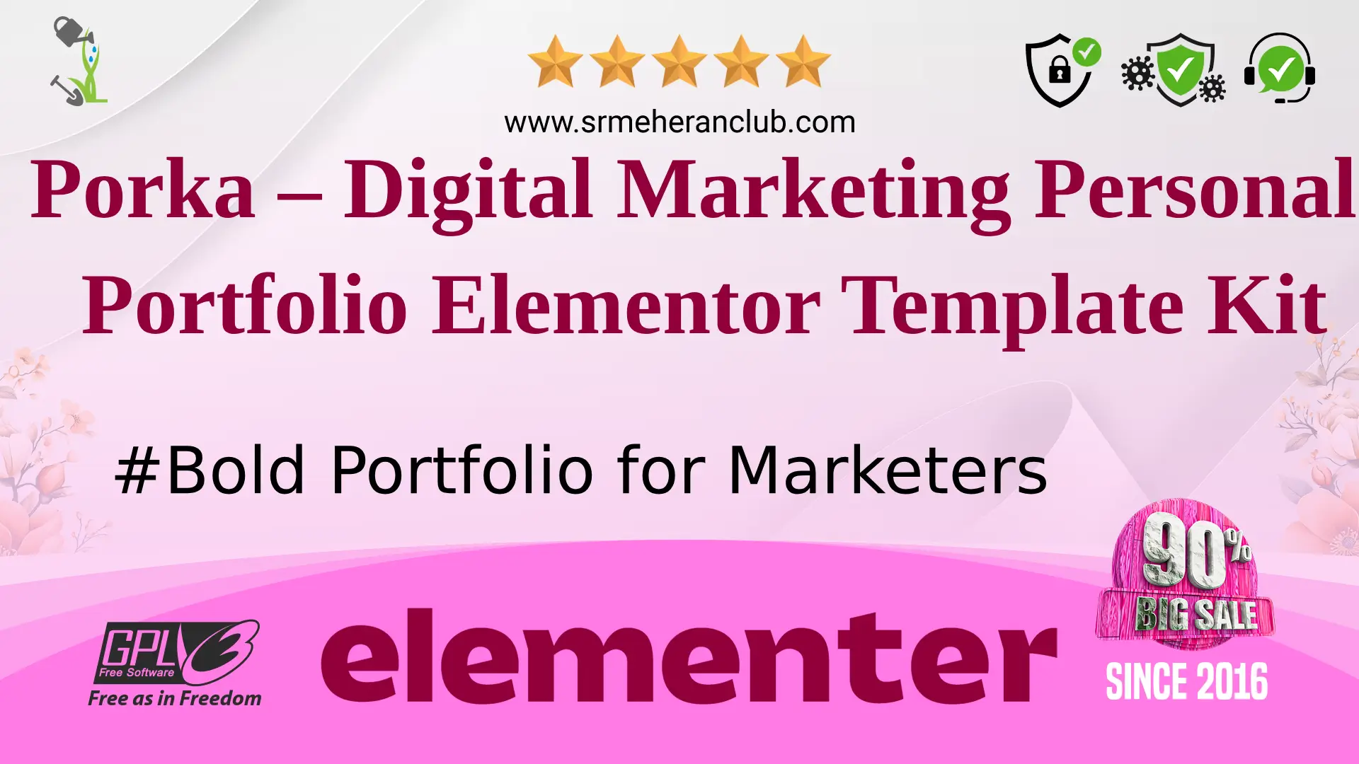 Porka – Digital Marketing Personal Portfolio Elementor Template Kit — Elementor Kit by Themeforest