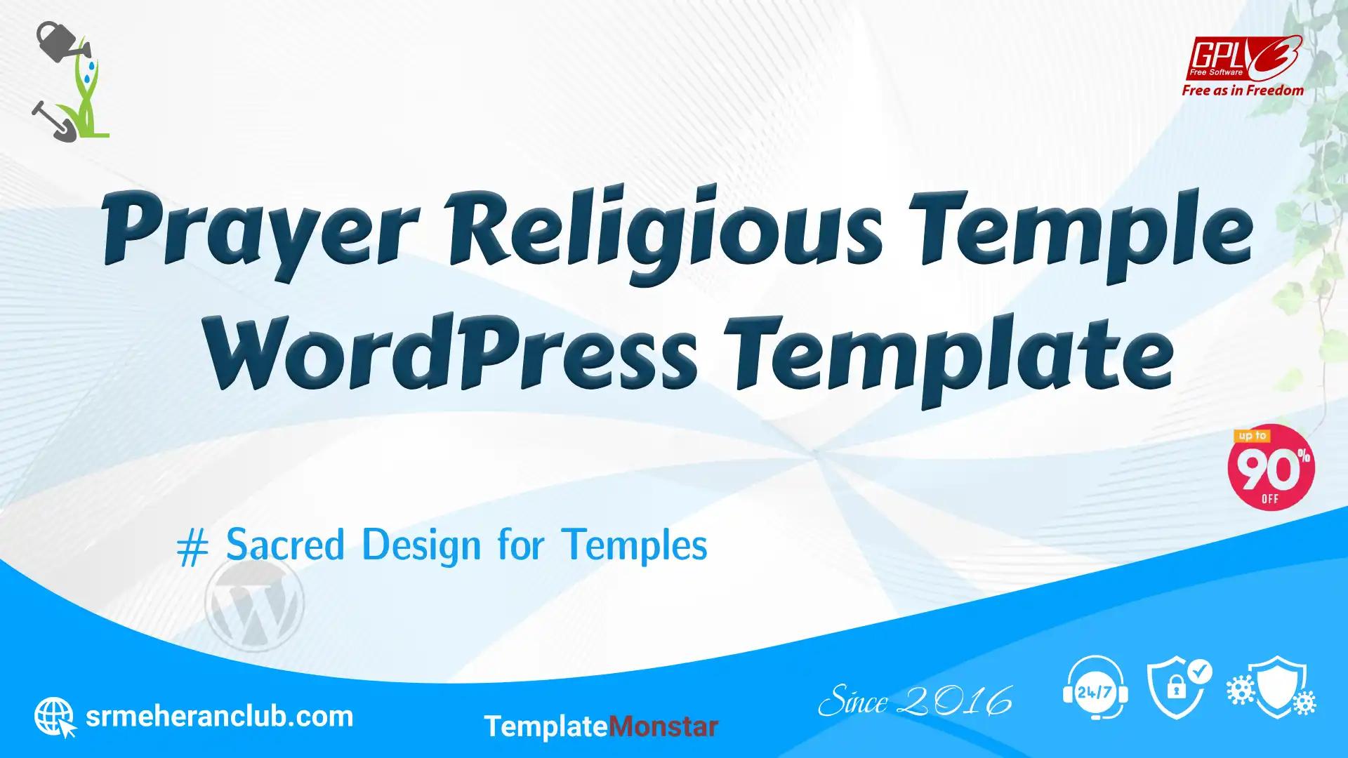 Prayer Religious Temple WordPress Template — Template by Templatemonster