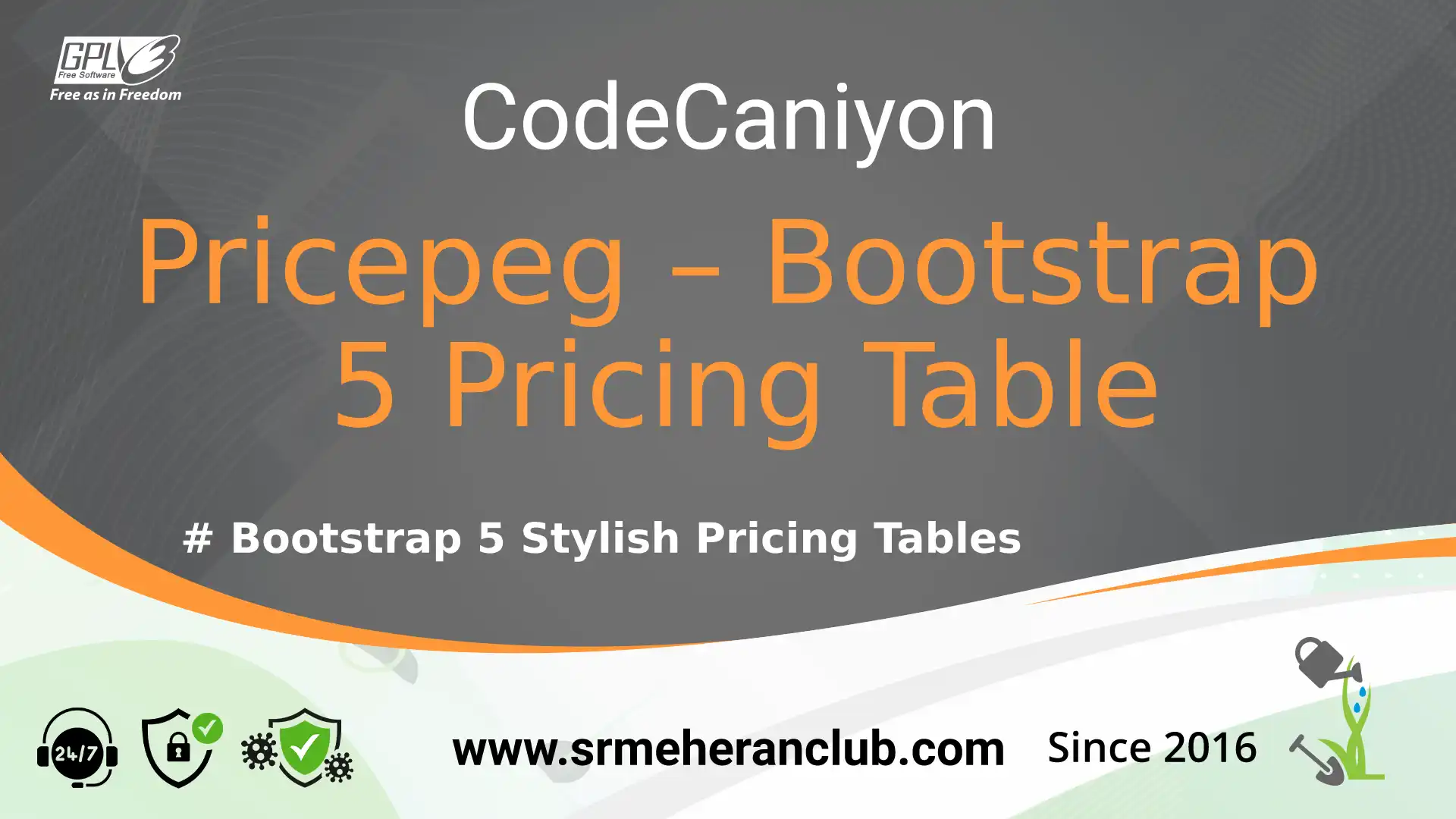 Pricepeg – Bootstrap 5 Pricing Table