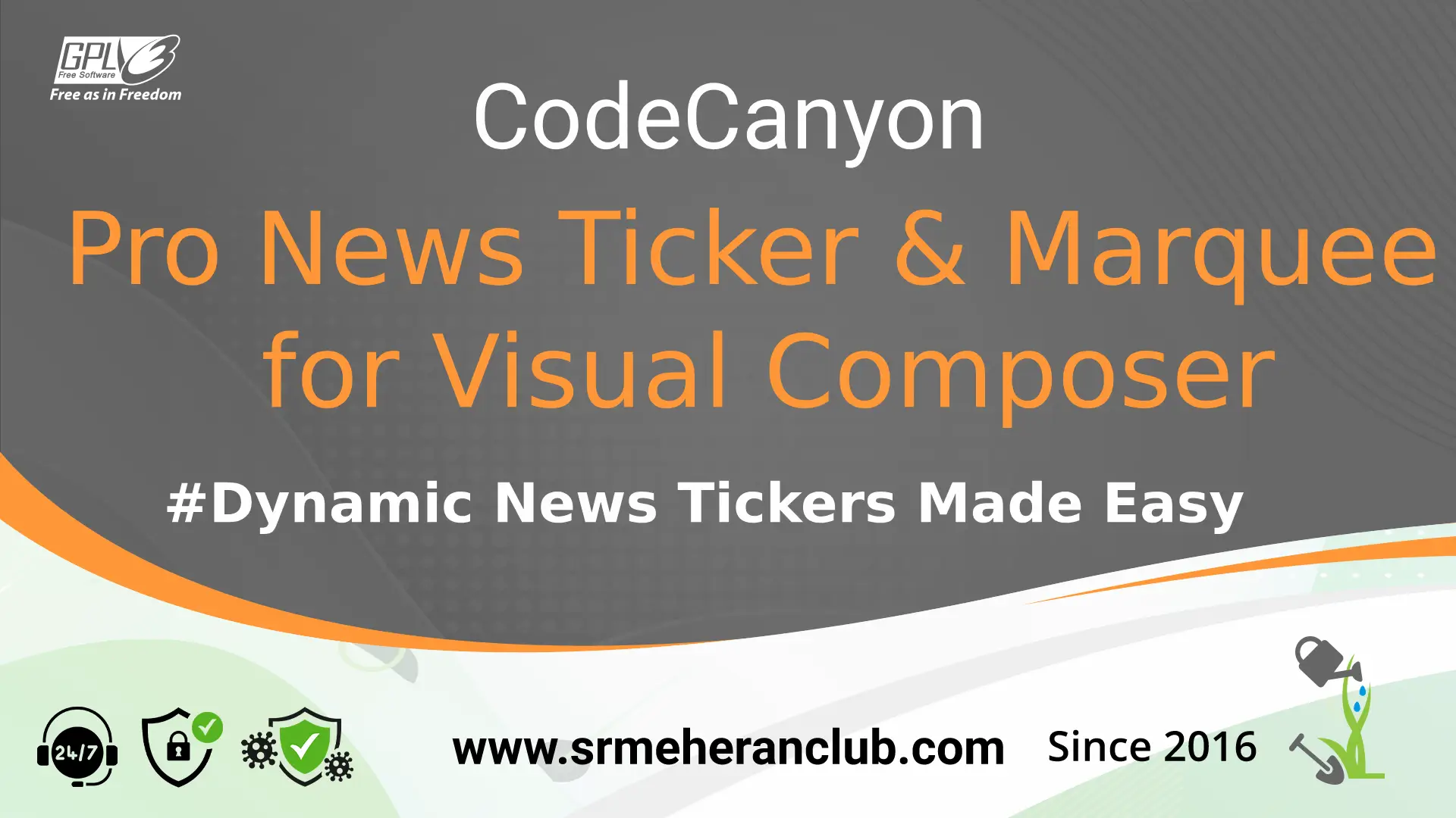 Pro News Ticker & Marquee for Visual Composer — Plugin by Codecanyon