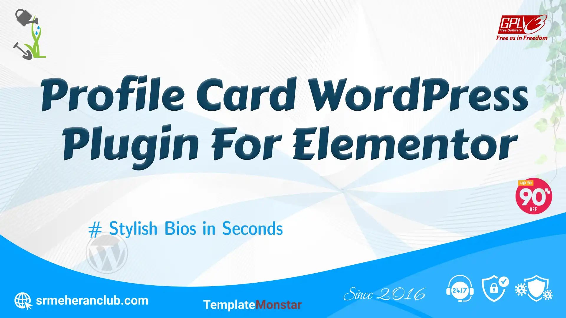 Profile Card WordPress Plugin For Elementor