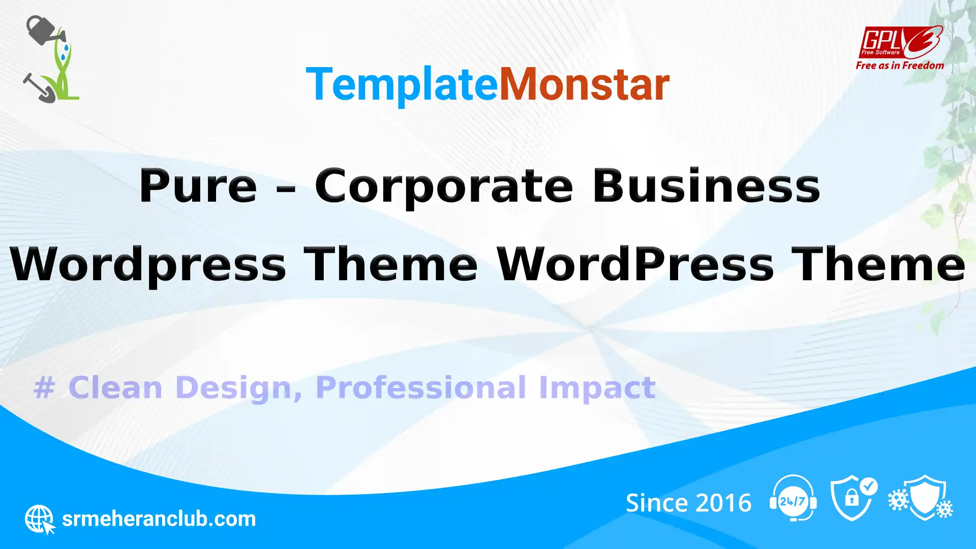 Pure – Corporate Business WordPress Theme WordPress Theme — Theme by Templatemonster