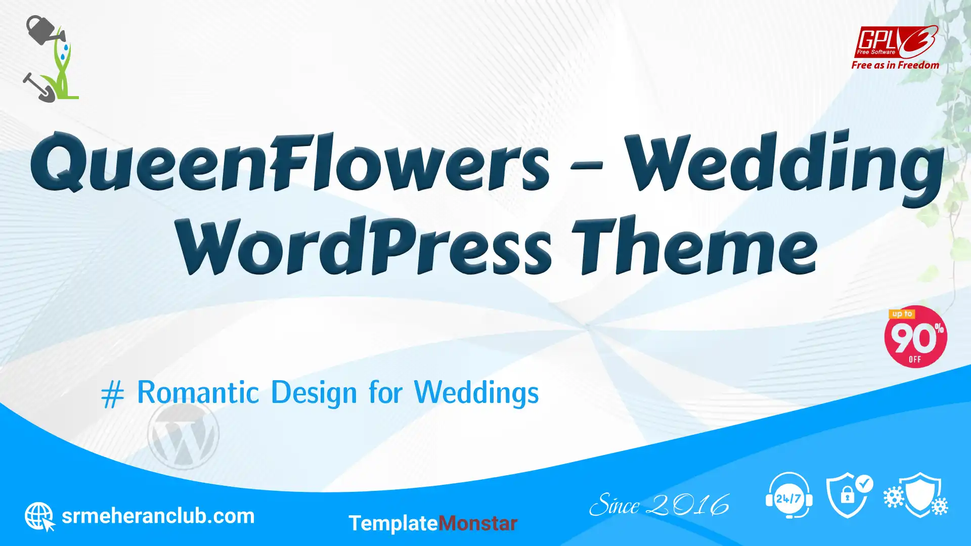 QueenFlowers – Wedding WordPress Theme