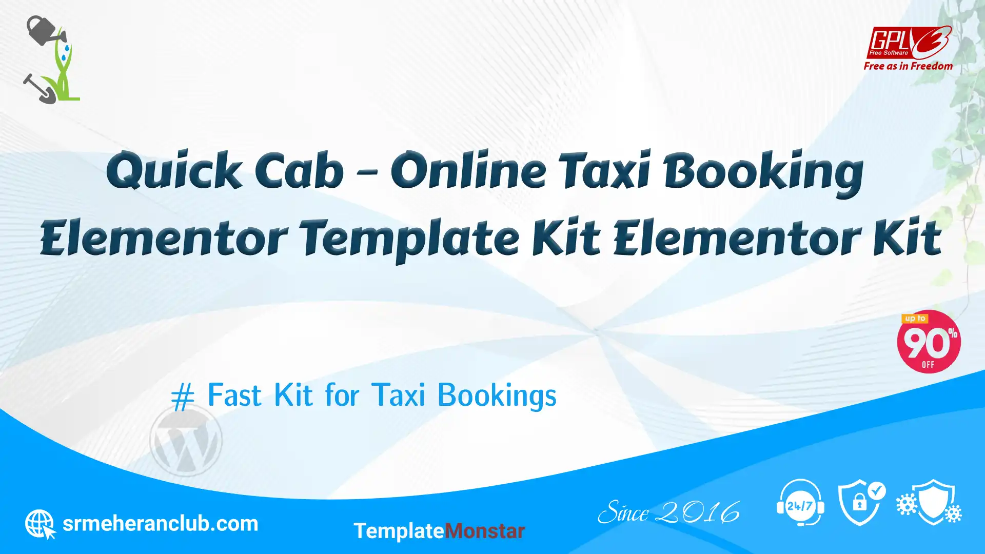 Quick Cab – Online Taxi Booking Elementor Template Kit Elementor Kit