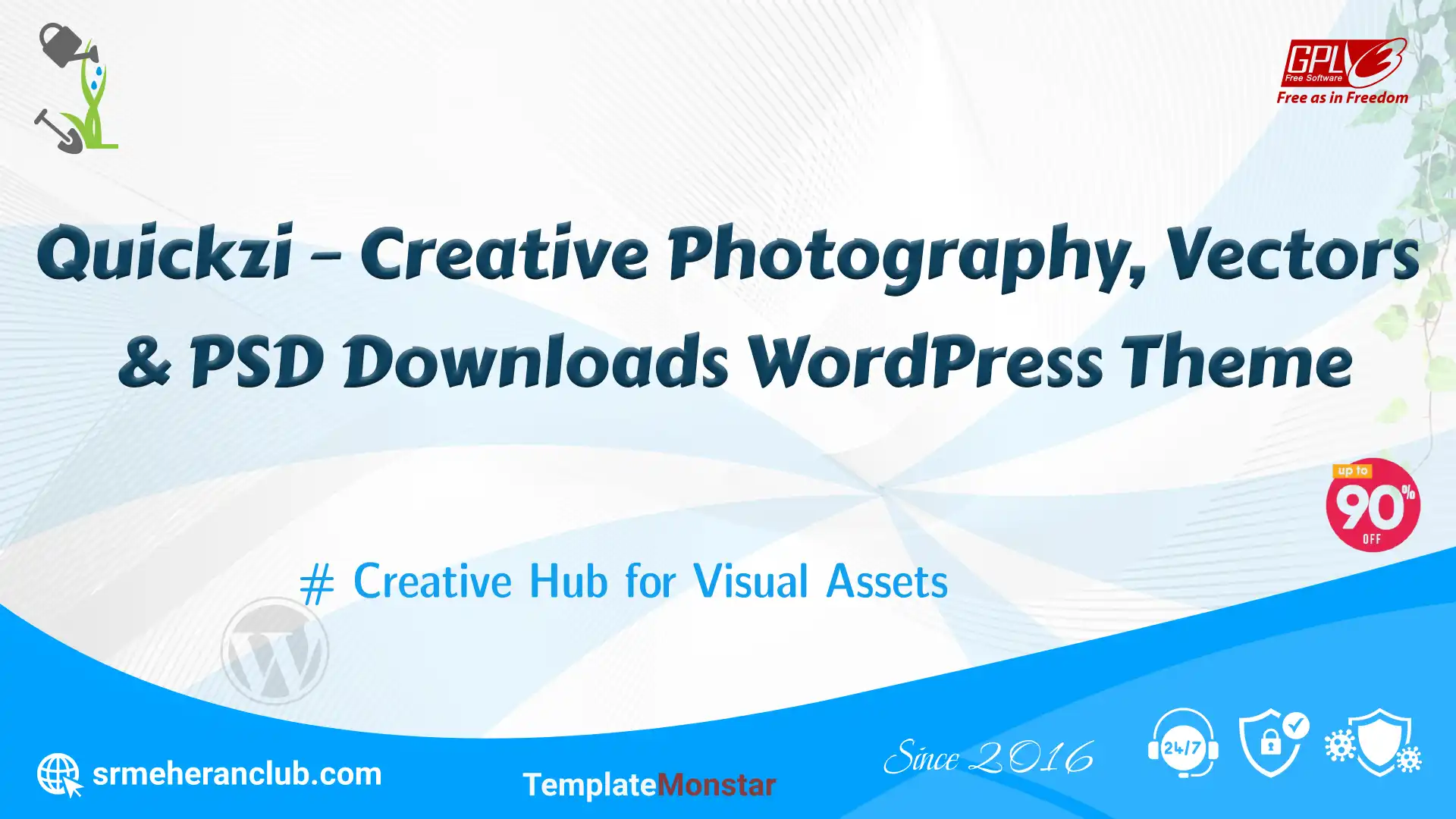 Quickzi – Creative Photography, Vectors & PSD Downloads WordPress Theme — Theme by Templatemonster