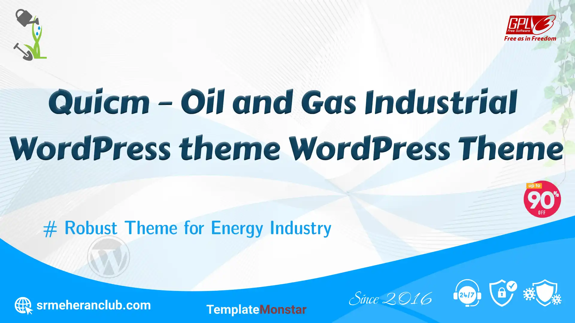 Quicm – Oil and Gas Industrial WordPress theme WordPress Theme