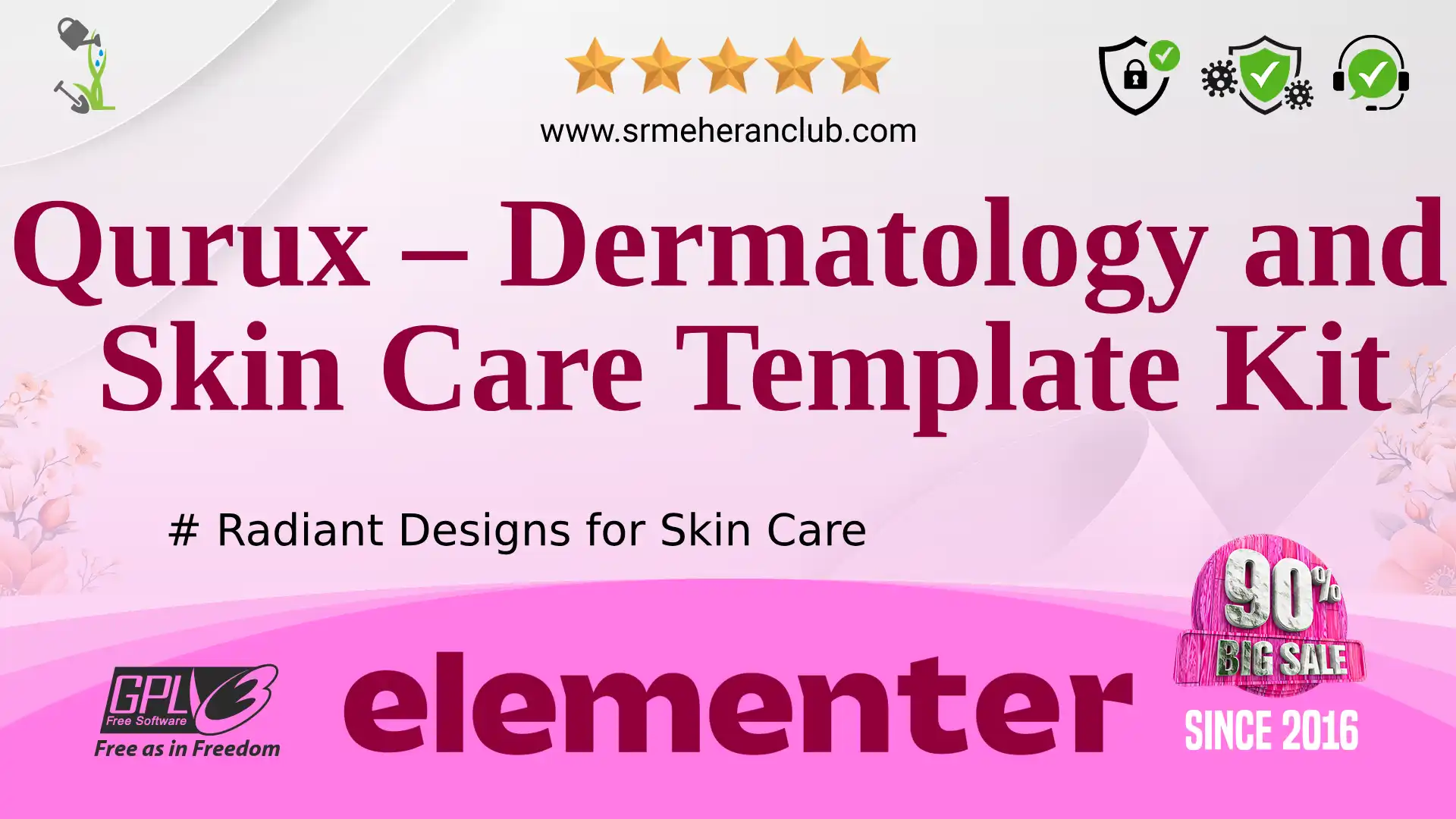 Qurux – Dermatology and Skin Care Template Kit — Elementor Kit by Themeforest