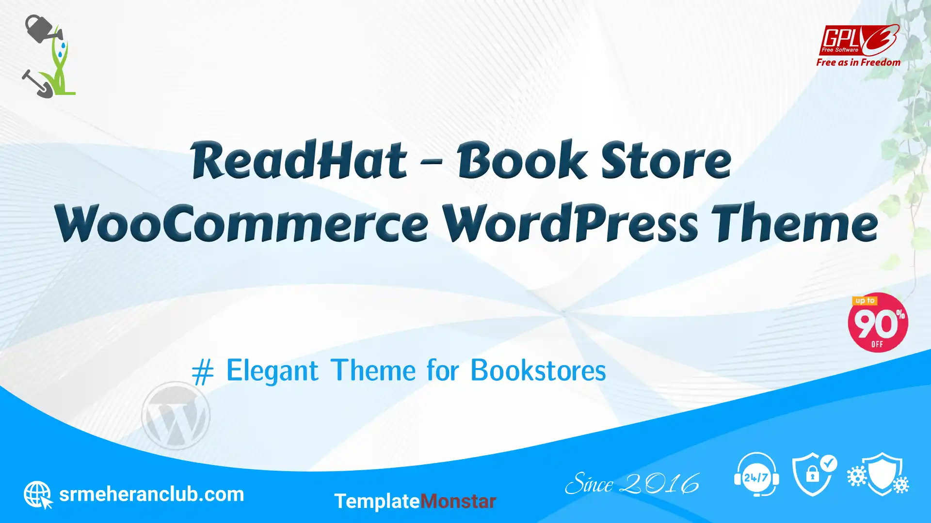 ReadHat – Book Store WooCommerce WordPress Theme — Theme by Templatemonster