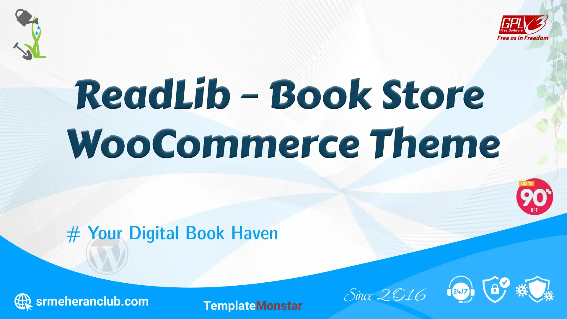 ReadLib – Book Store WooCommerce Theme — Theme by Templatemonster