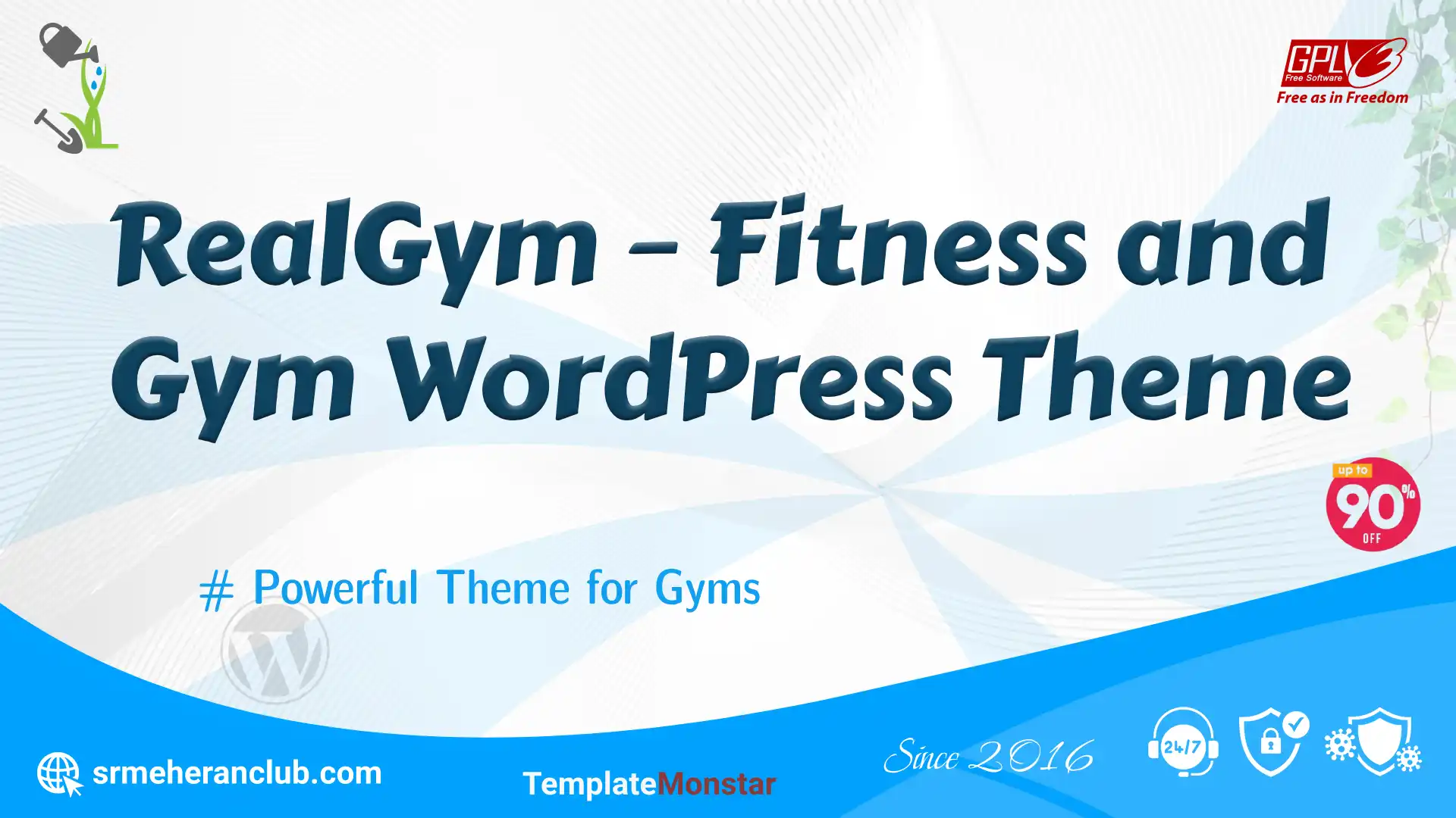 RealGym – Fitness and Gym WordPress Theme — Theme by Templatemonster