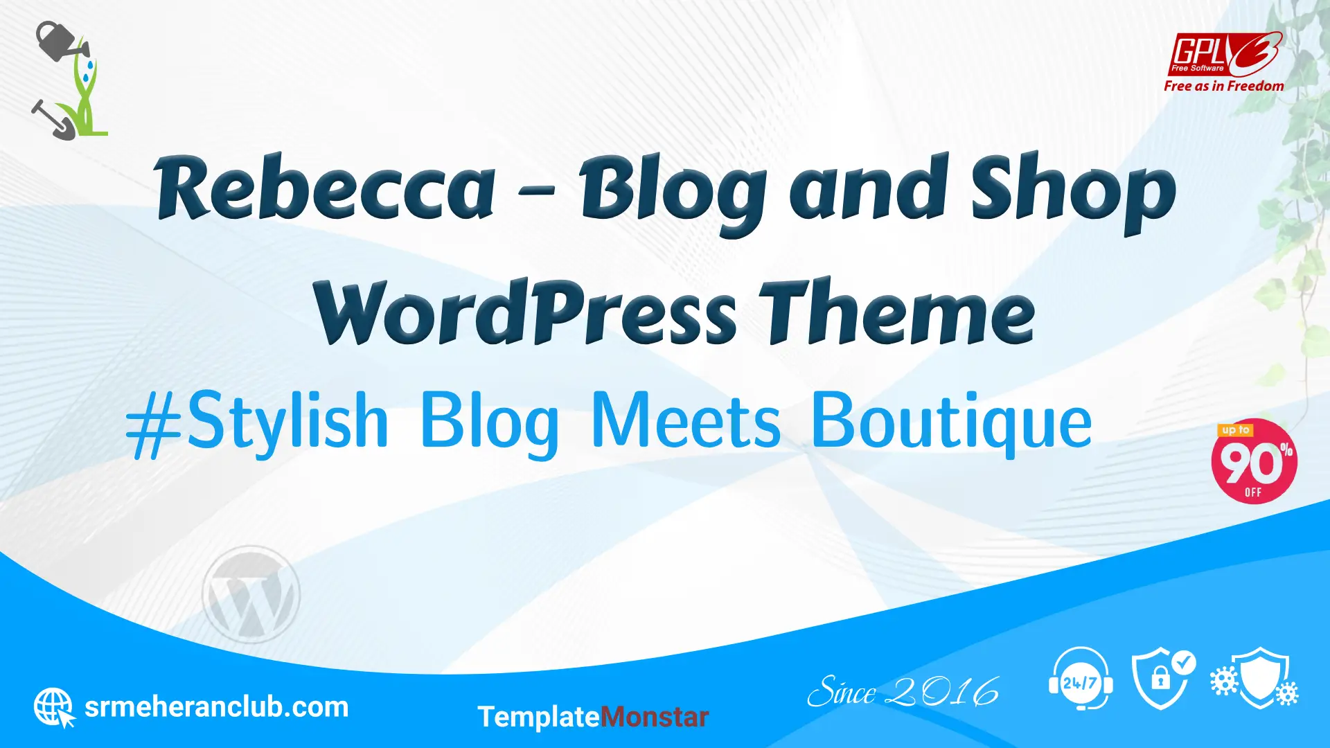 Rebecca – Blog and Shop WordPress Theme — Theme by Templatemonster
