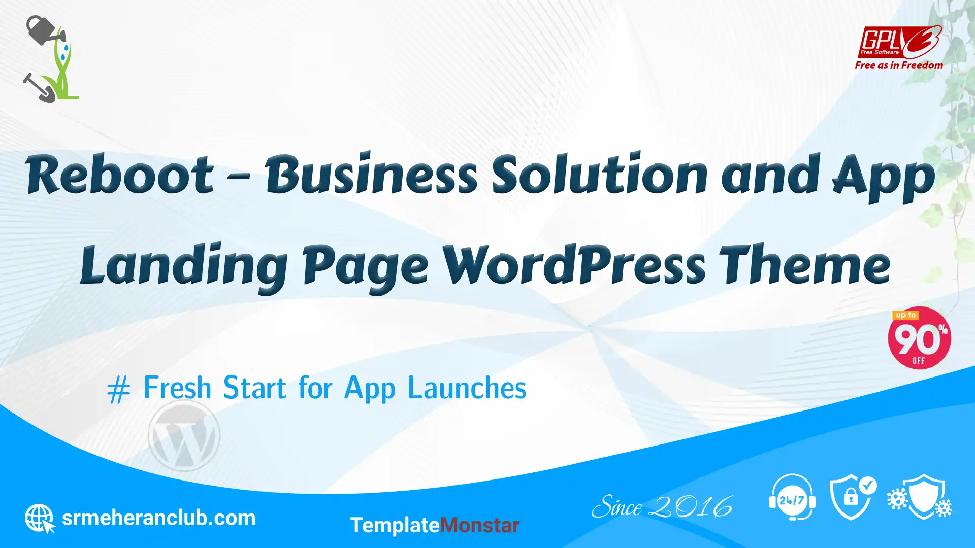 Reboot – Business Solution and App Landing Page WordPress Theme
