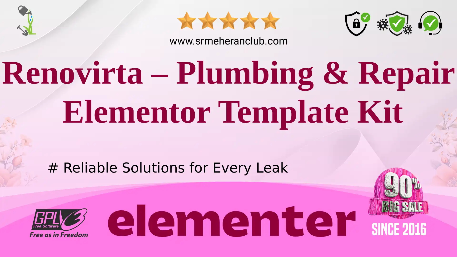 Renovirta – Plumbing & Repair Elementor Template Kit — Elementor Kit by Themeforest