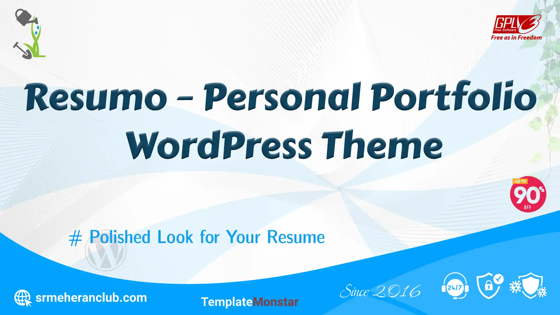 Resumo – Personal Portfolio WordPress Theme — Theme by Templatemonster