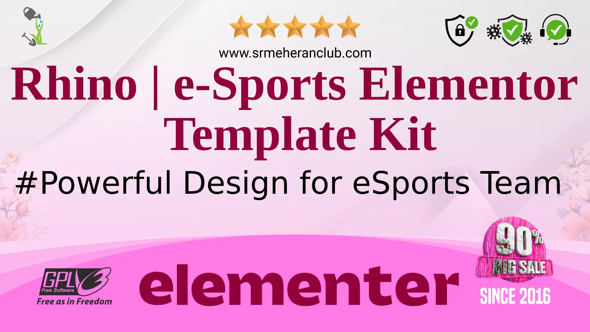 Rhino | e-Sports Elementor Template Kit — Elementor Kit by Themeforest