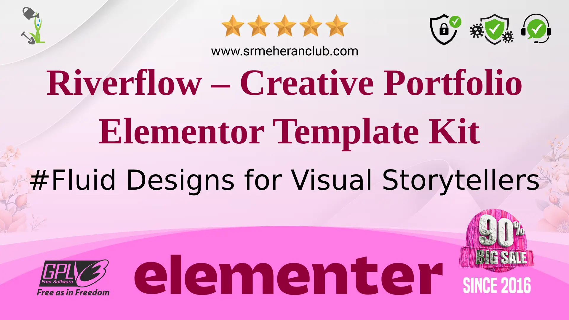 Riverflow – Creative Portfolio Elementor Template Kit — Elementor Kit by Themeforest
