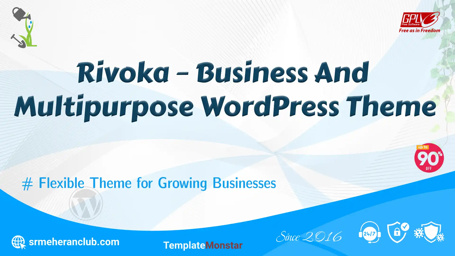Rivoka – Business And Multipurpose WordPress Theme — Theme by Templatemonster