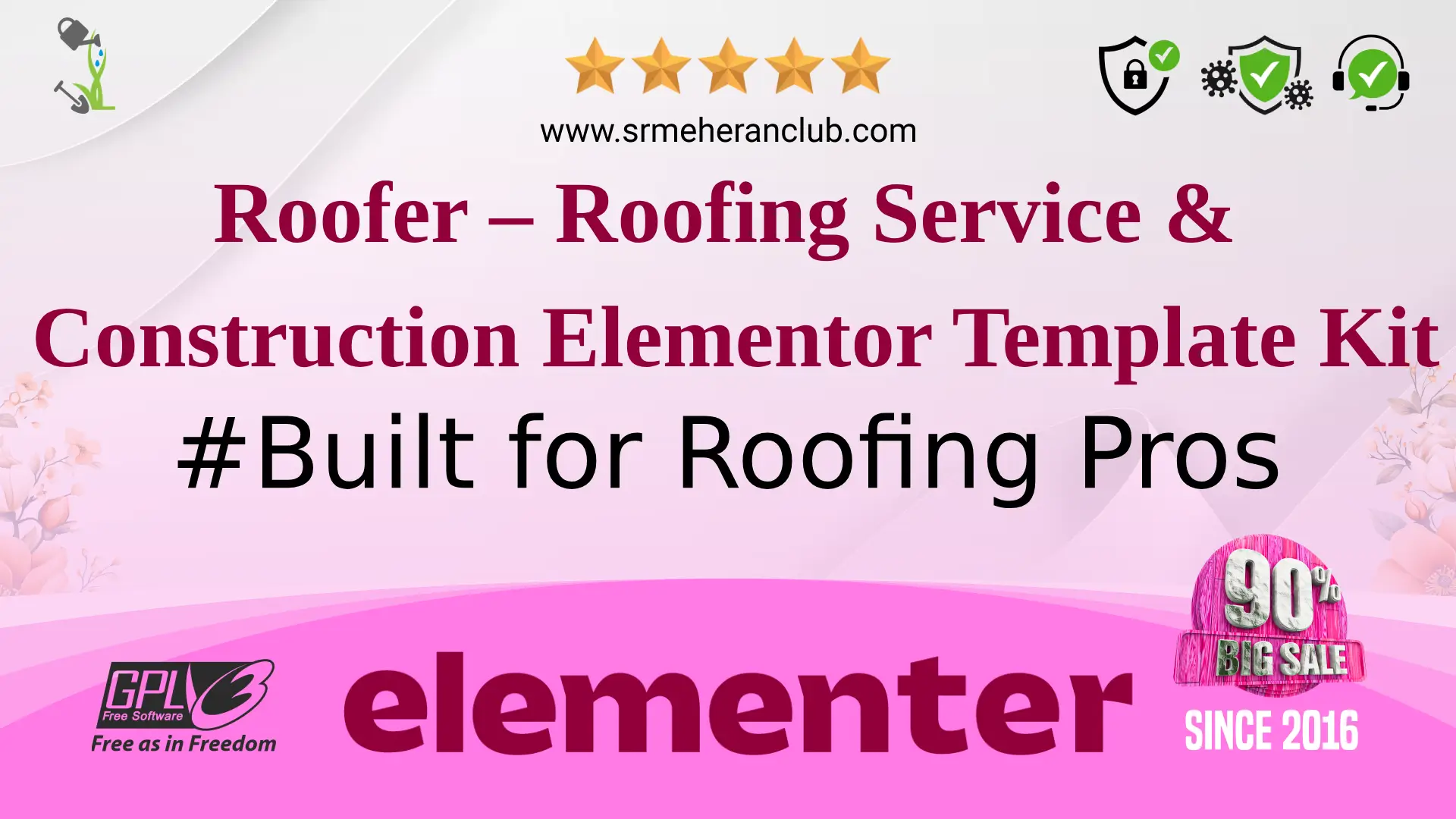 Roofer – Roofing Service & Construction Elementor Template Kit — Elementor Kit by Themeforest