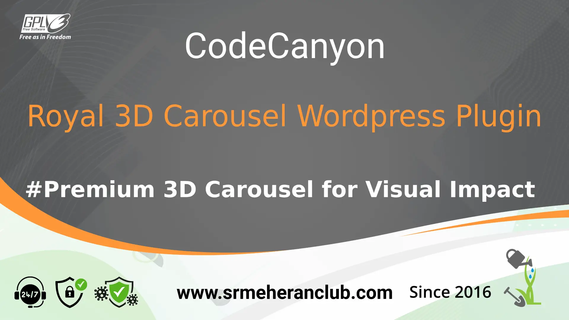 Royal 3D Carousel WordPress Plugin — Plugin by Codecanyon