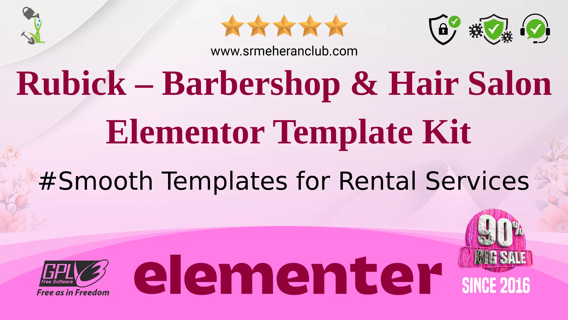 Rubick – Barbershop & Hair Salon Elementor Template Kit — Elementor Kit by Themeforest