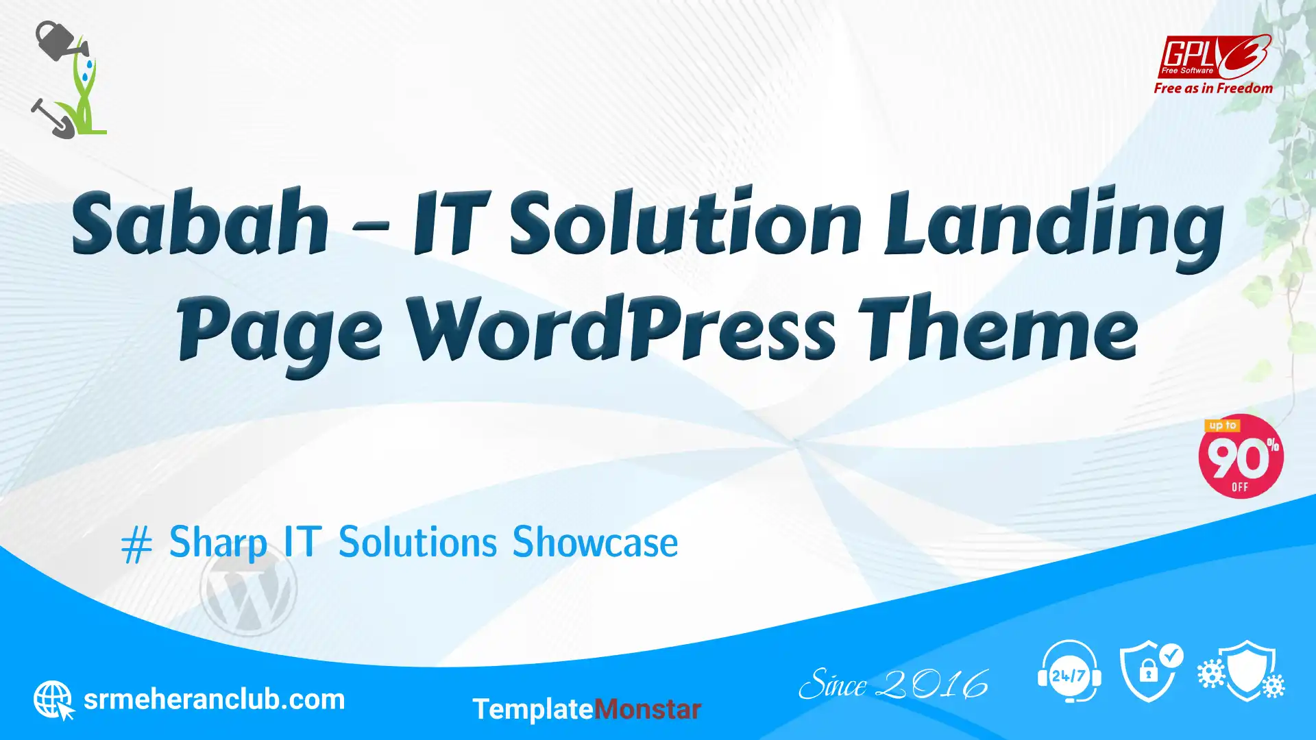 Sabah – IT Solution Landing Page WordPress Theme — Theme by Templatemonster