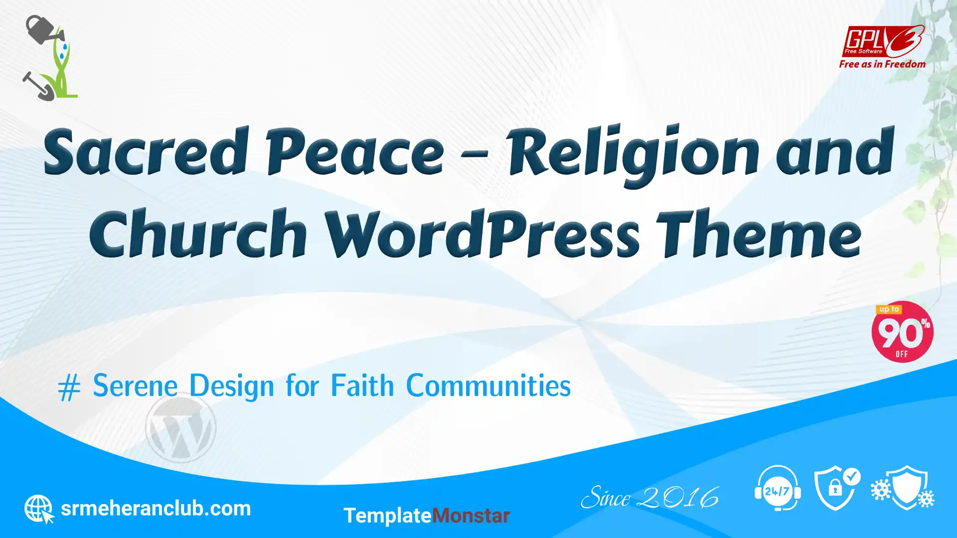 Sacred Peace – Religion and Church WordPress Theme — Theme by Templatemonster