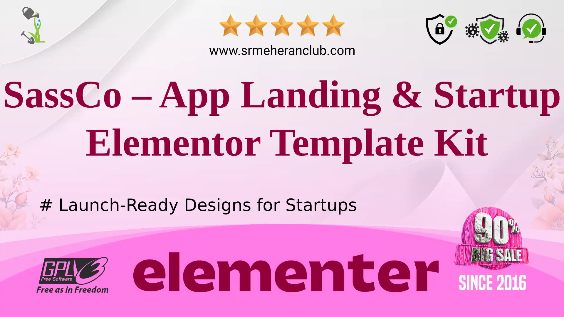 SassCo – App Landing & Startup Elementor Template Kit — Elementor Kit by Themeforest