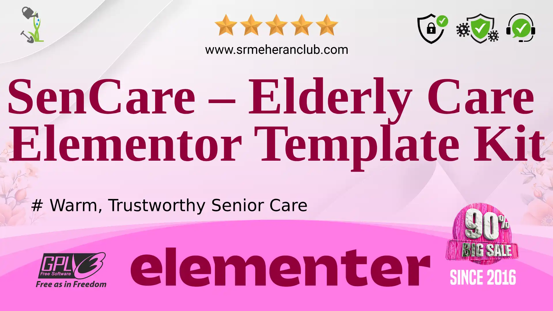 SenCare – Elderly Care Elementor Template Kit — Elementor Kit by Themeforest