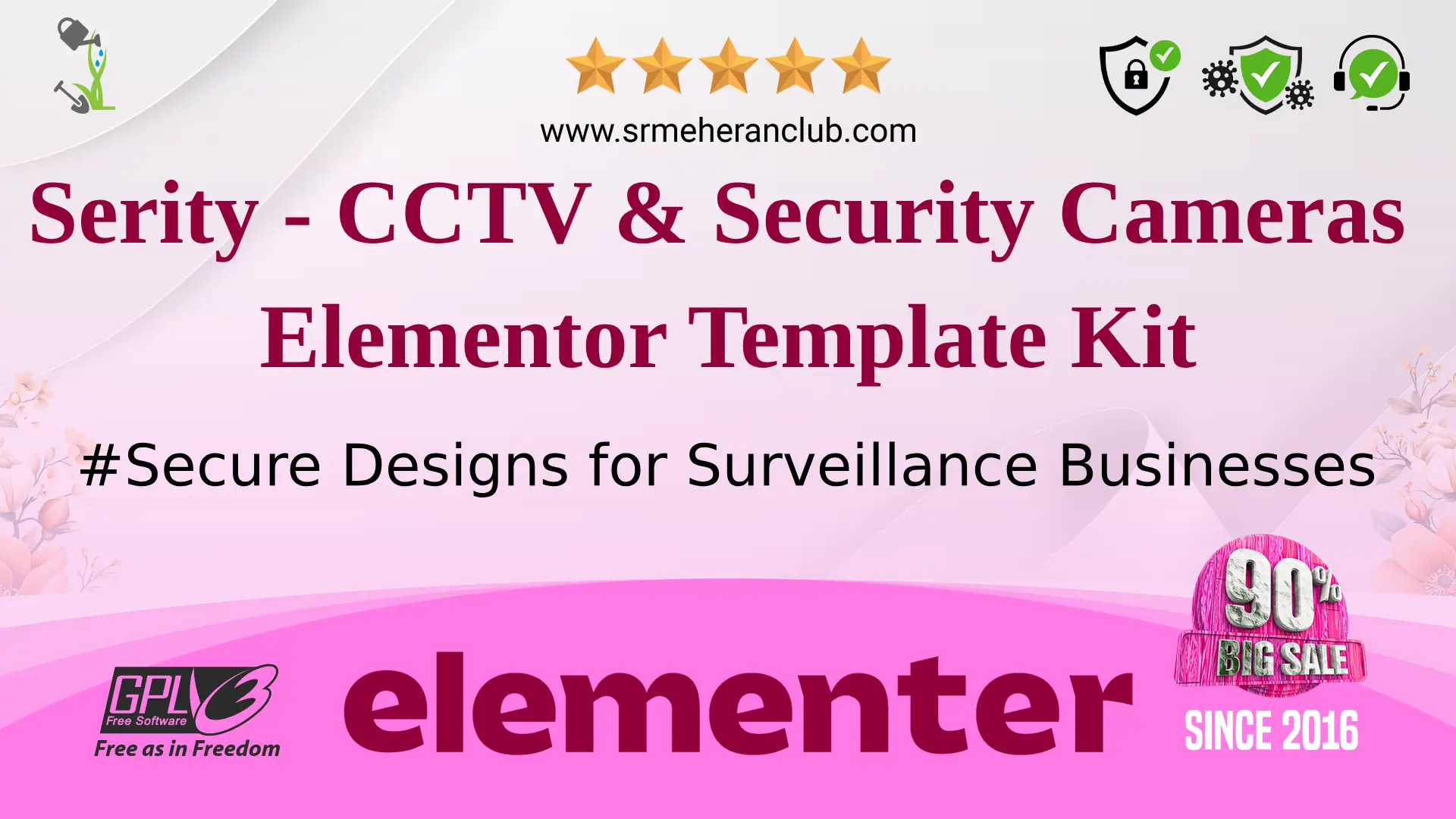 Serity – CCTV & Security Cameras Elementor Template Kit — Elementor Kit by Themeforest