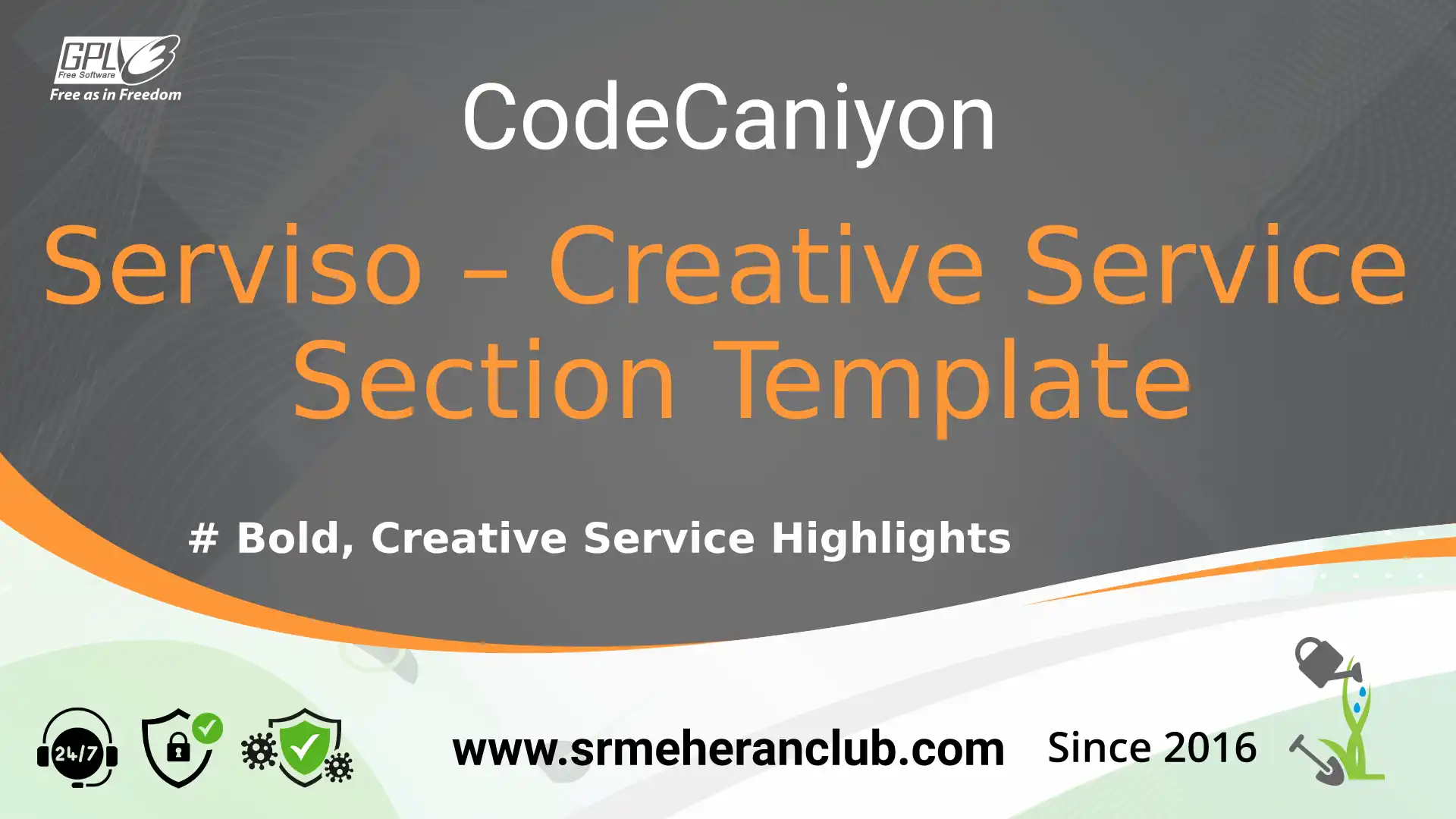 Serviso – Creative Service Section Template — Template by Codecanyon