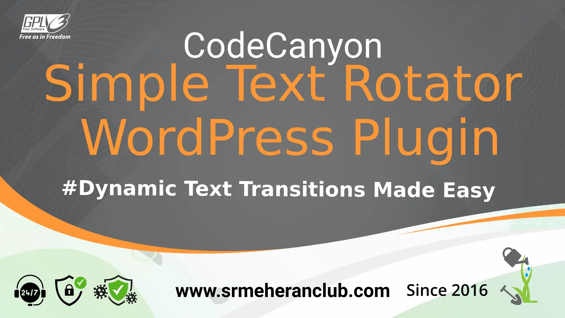 Simple Text Rotator WordPress Plugin — Product by Codecanyon
