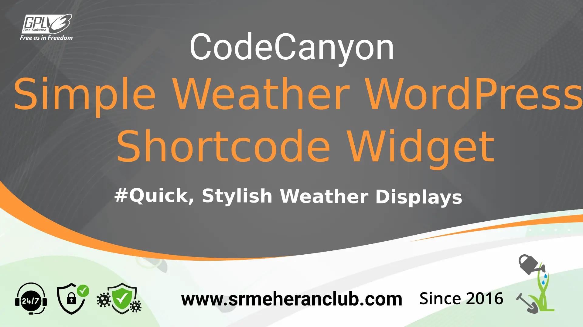 Simple Weather WordPress Shortcode Widget