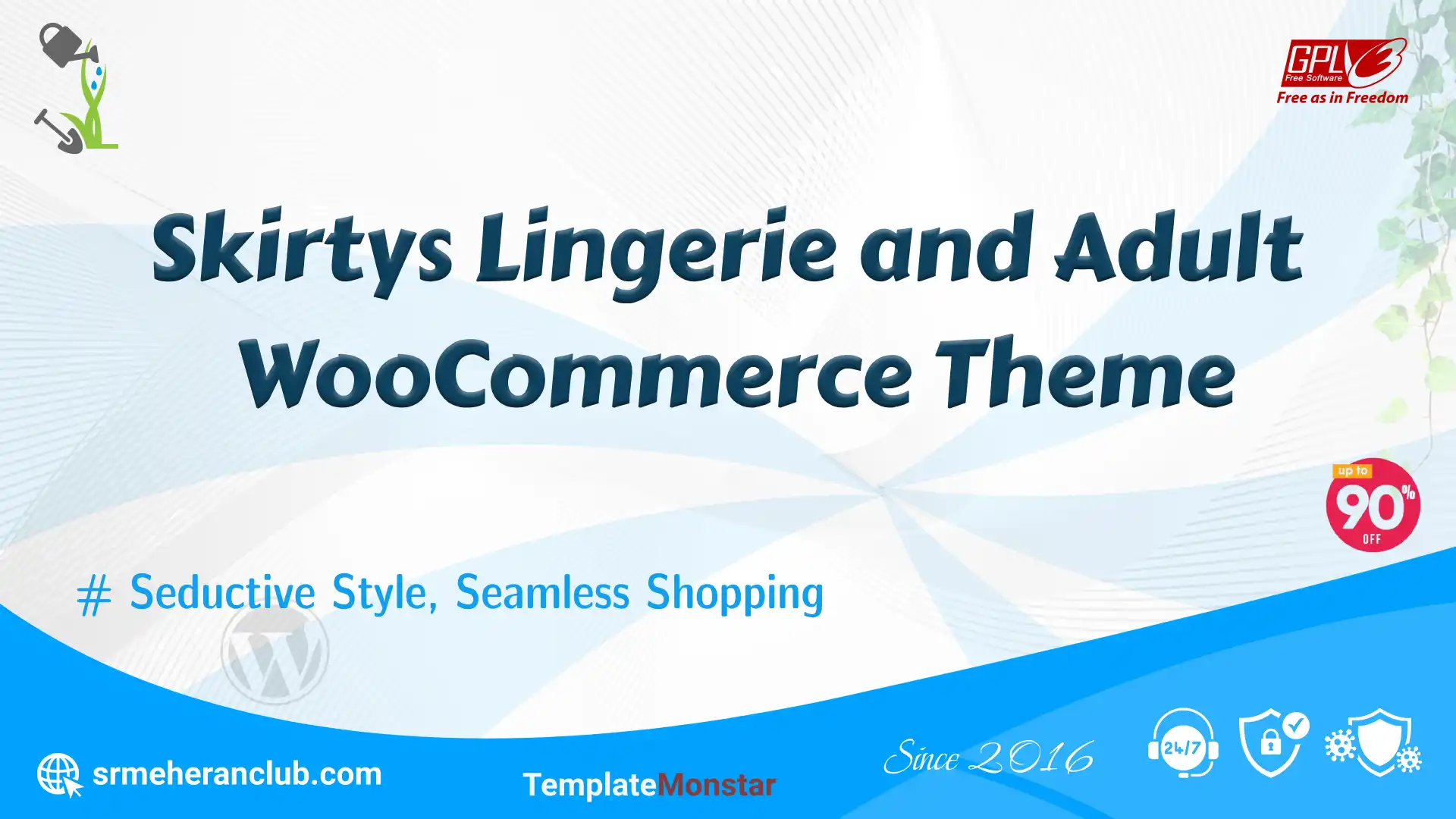 Skirtys Lingerie and Adult WooCommerce Theme — Theme by Templatemonster