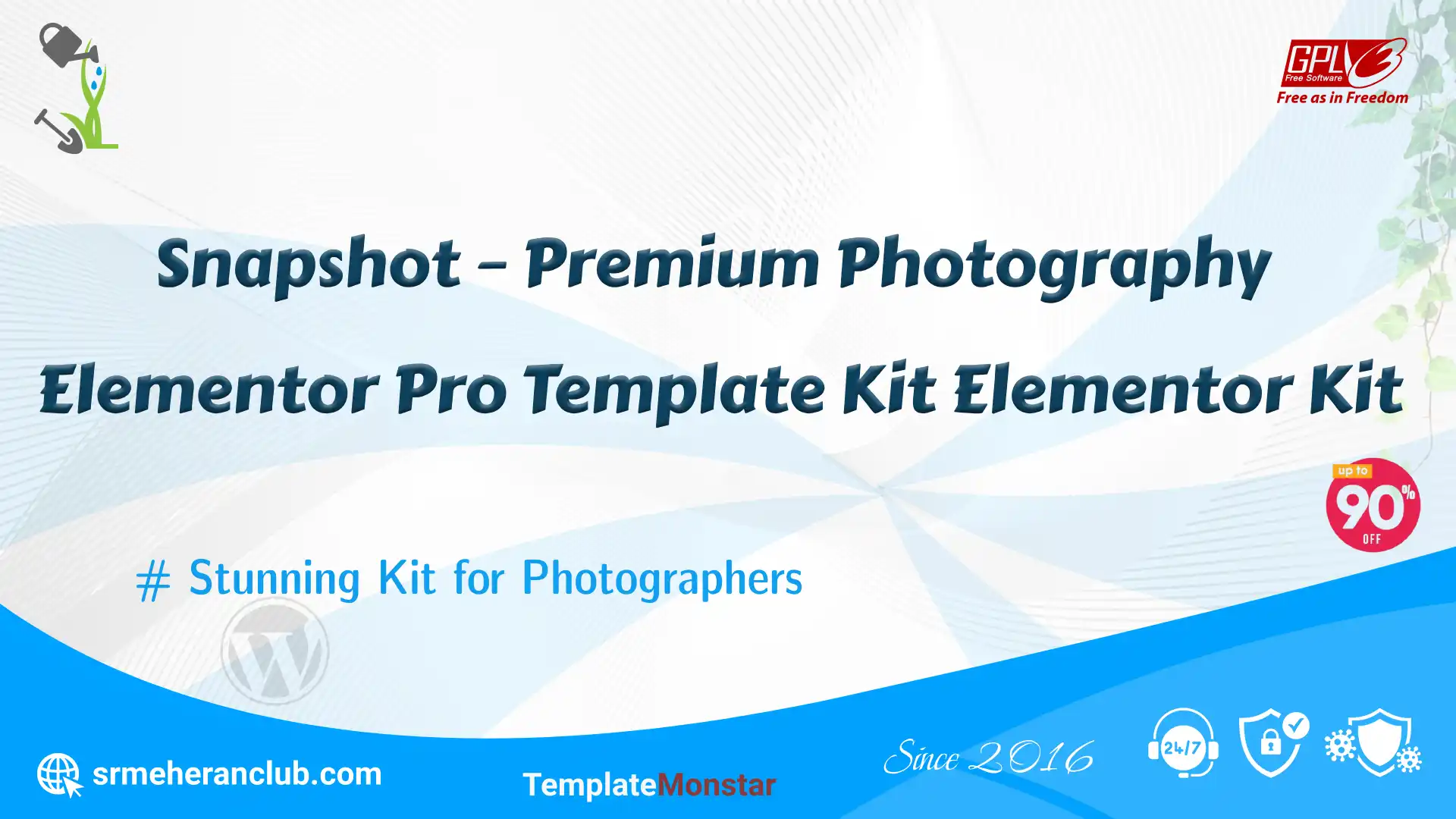 Snapshot – Premium Photography Elementor Pro Template Kit Elementor Kit