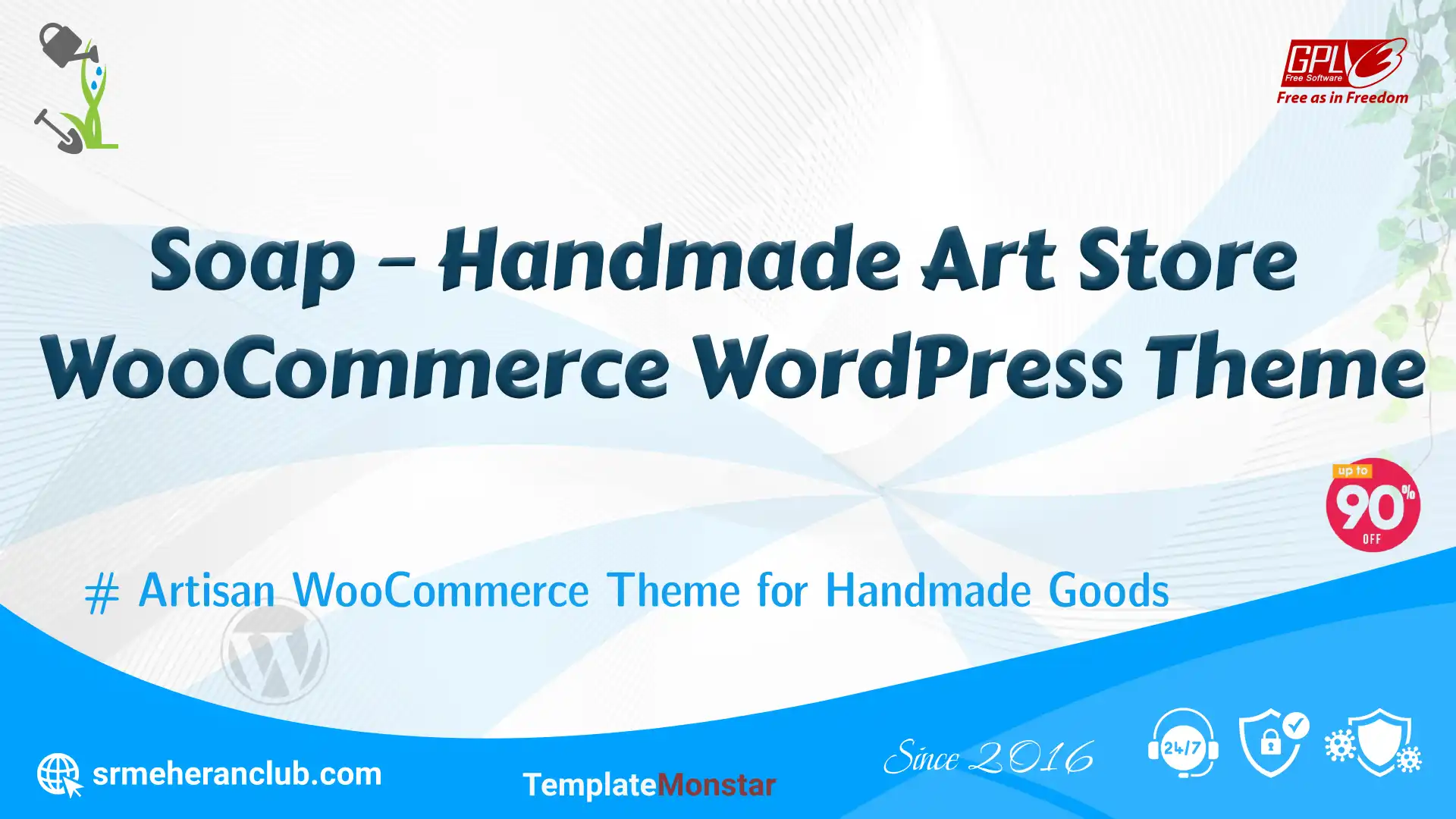 Soap – Handmade Art Store WooCommerce WordPress Theme — Theme by Templatemonster