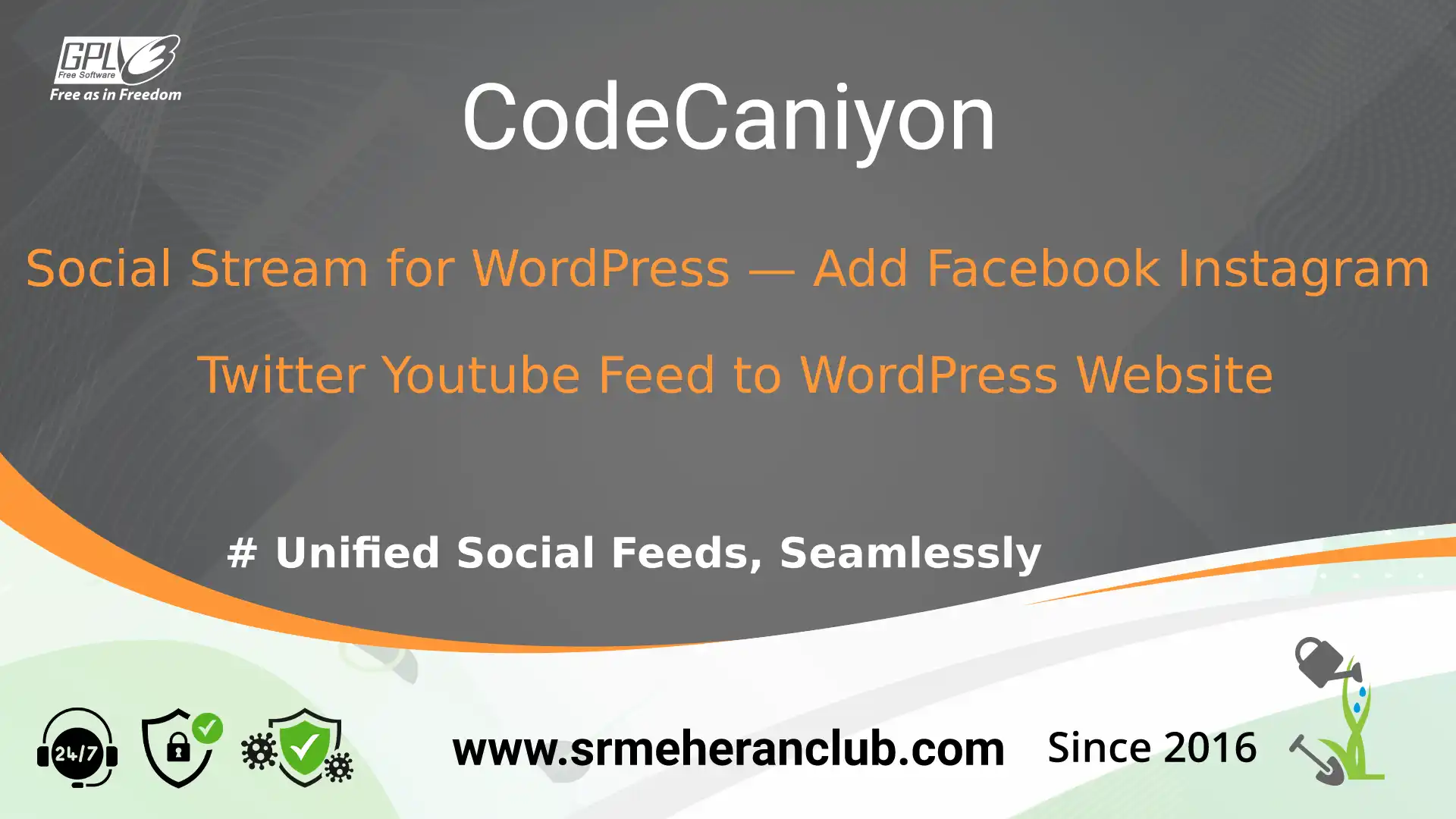 Social Stream for WordPress — Add Facebook Instagram Twitter Youtube Feed to WordPress Website — Theme by Themeforest