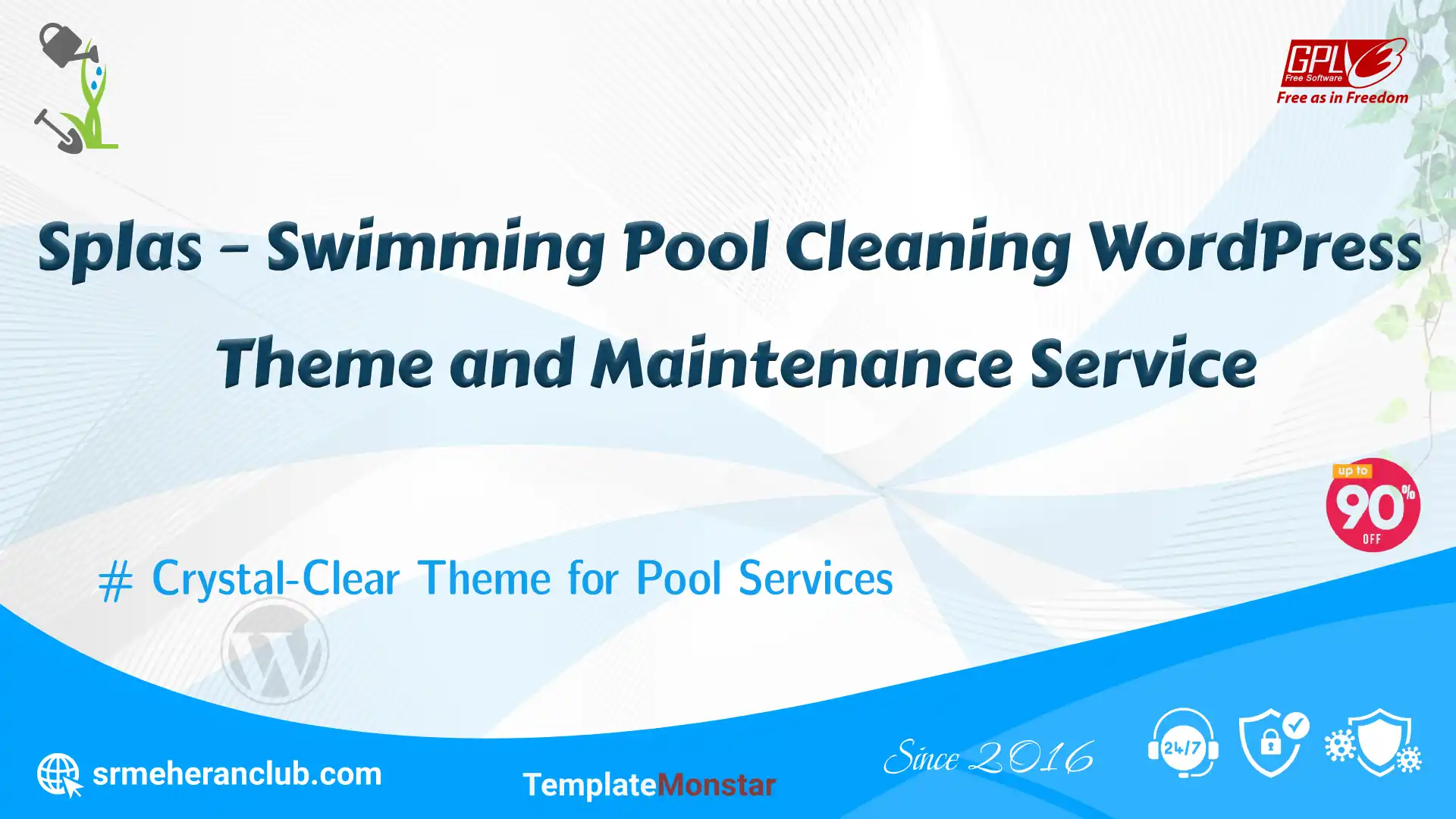 Splas – Swimming Pool Cleaning WordPress Theme and Maintenance Service — Theme by Templatemonster