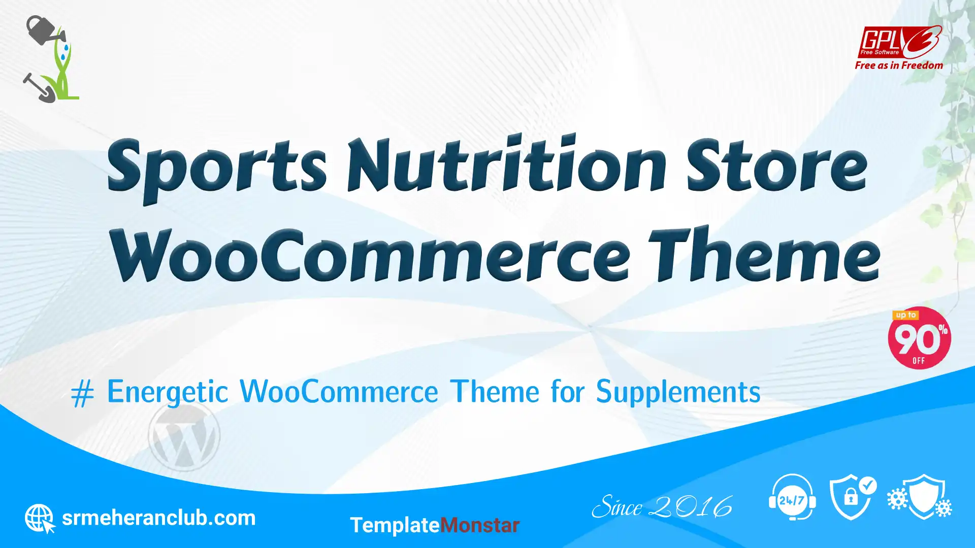 Sports Nutrition Store WooCommerce Theme — Theme by Templatemonster