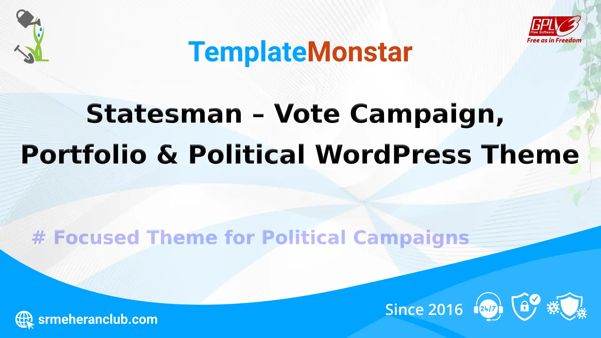 Statesman – Vote Campaign, Portfolio & Political WordPress Theme