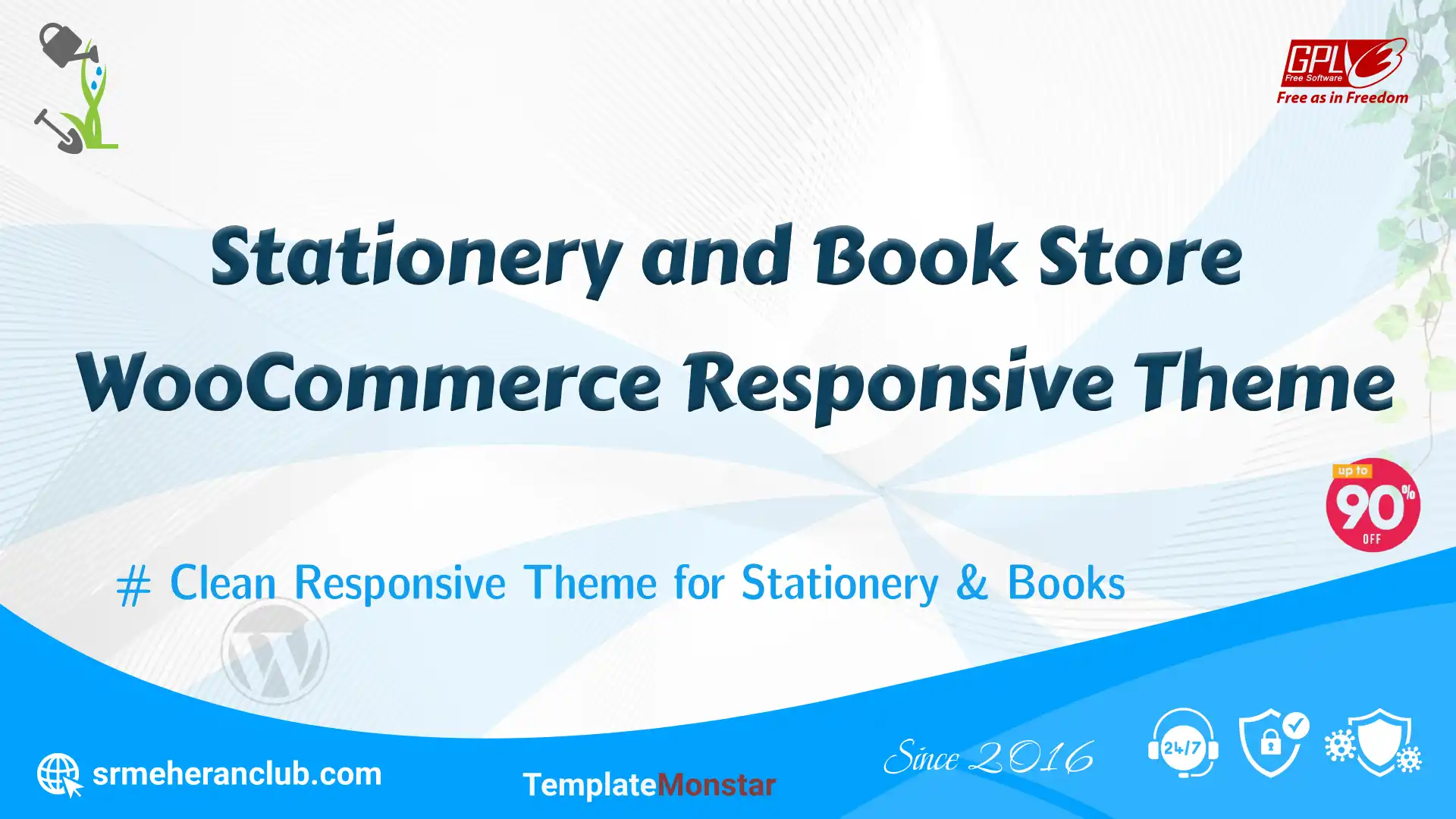 Stationery and Book Store WooCommerce Responsive Theme — Theme by Templatemonster