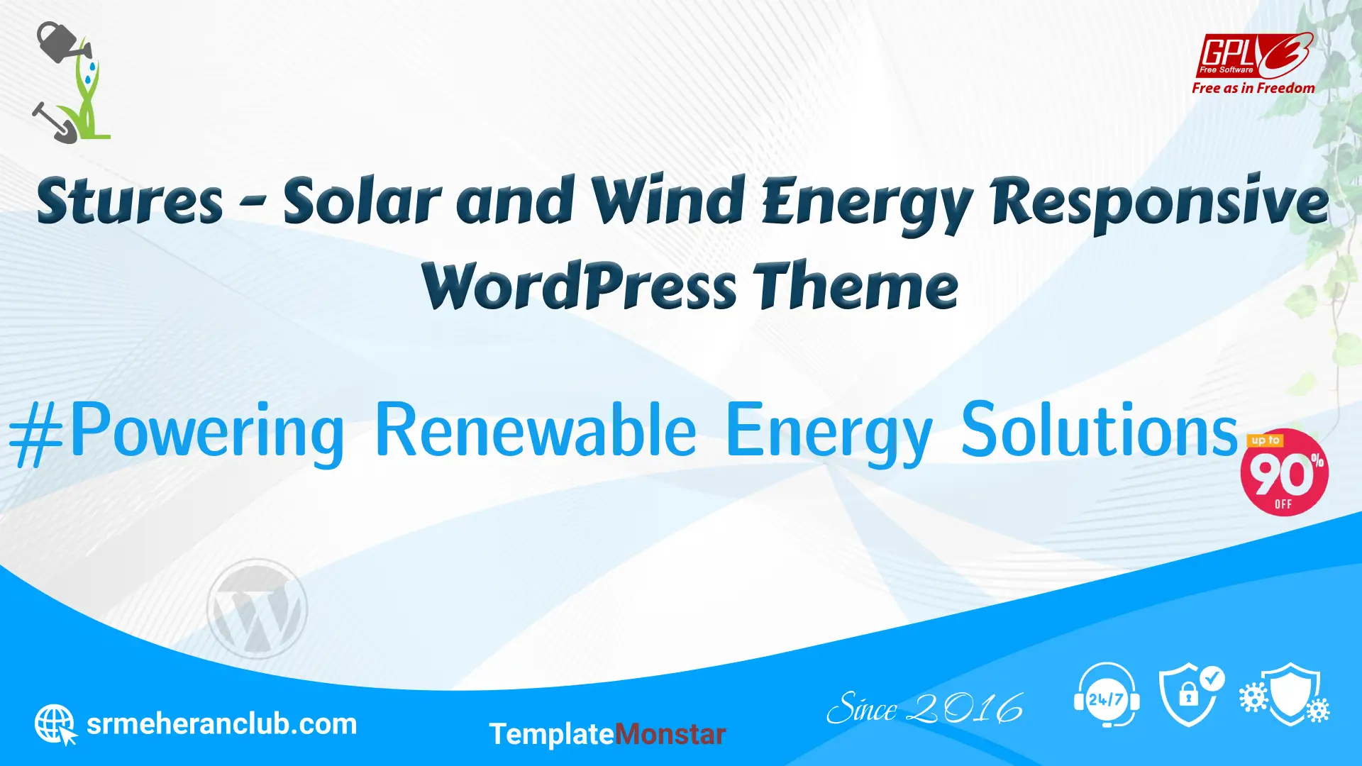 Stures – Solar and Wind Energy Responsive WordPress Theme — Theme by Templatemonster