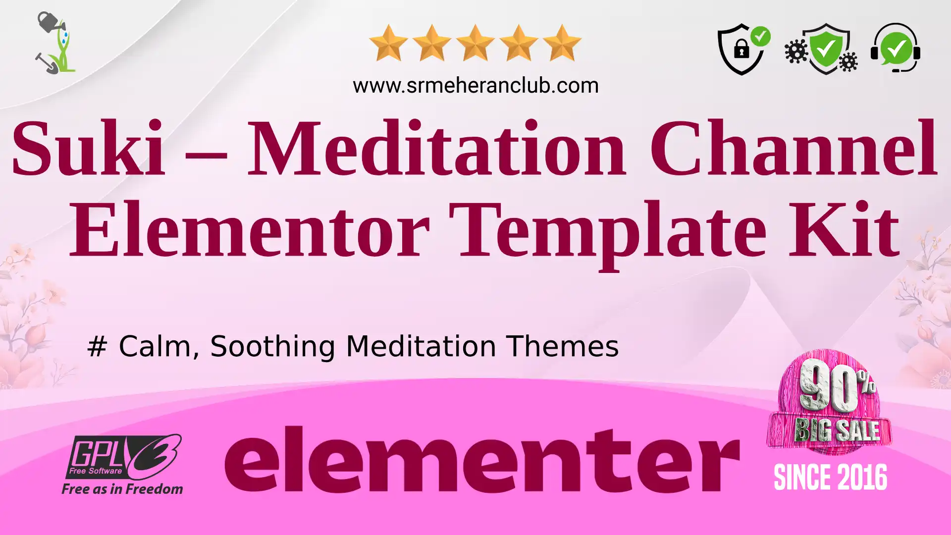 Suki – Meditation Channel Elementor Template Kit — Elementor Kit by Themeforest