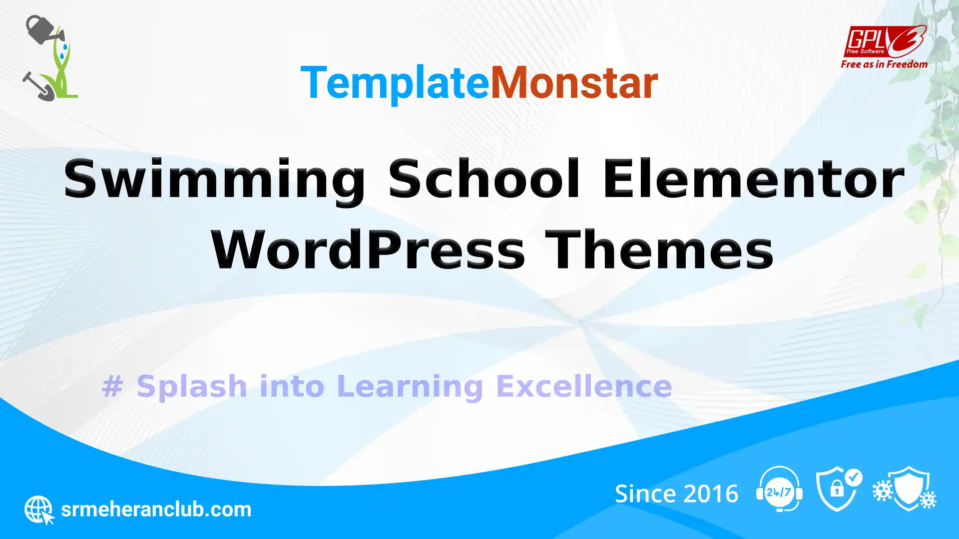 Swimming School Elementor WordPress Themes