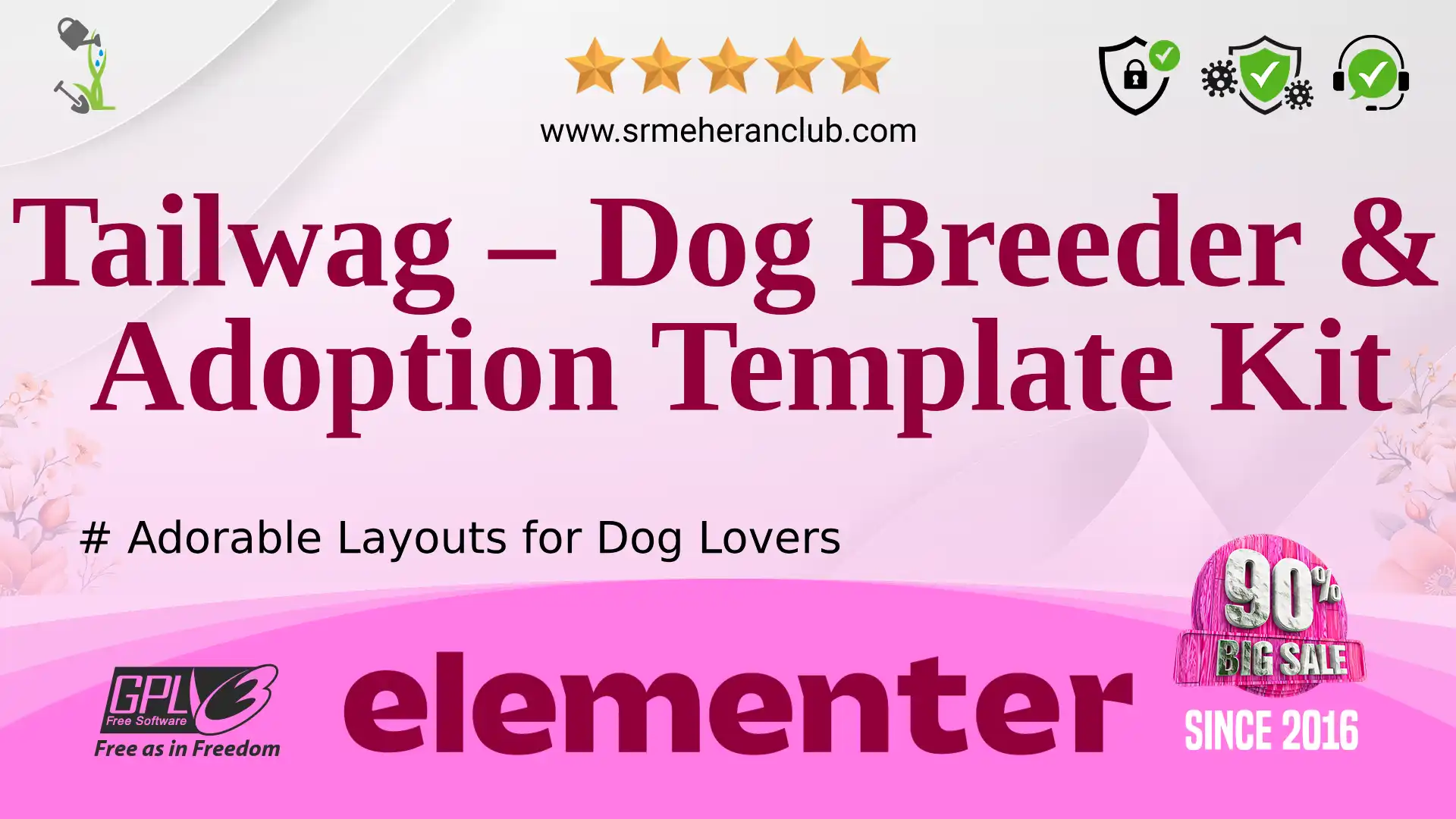 Tailwag – Dog Breeder & Adoption Template Kit — Elementor Kit by Themeforest