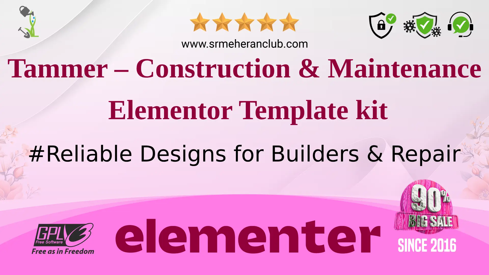Tammer – Construction & Maintenance Elementor Template kit — Elementor Kit by Themeforest