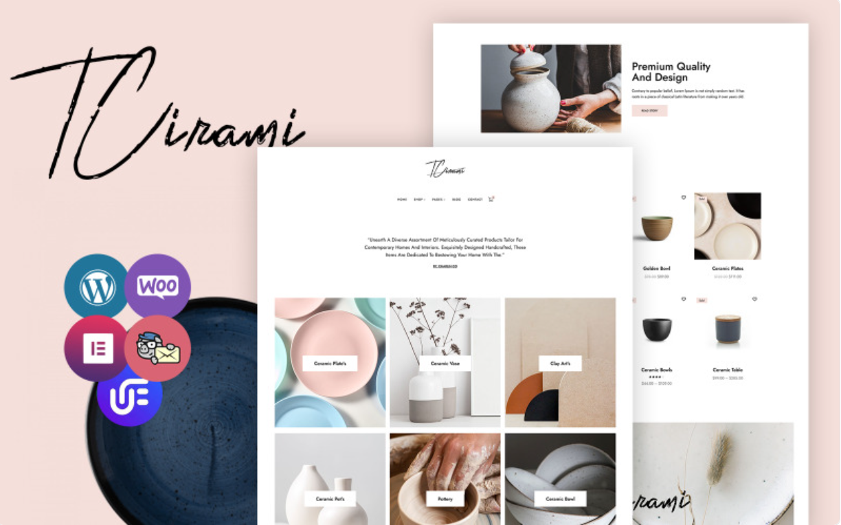 Tcerami – Ceramic Store WordPress Elementor Theme WordPress Theme — WordPress Theme by TemplateMonster