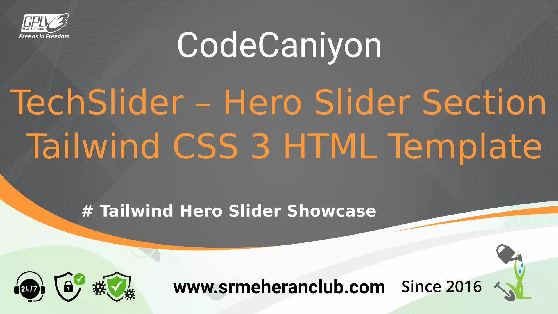 TechSlider – Hero Slider Section Tailwind CSS 3 HTML Template — Template by Themeforest